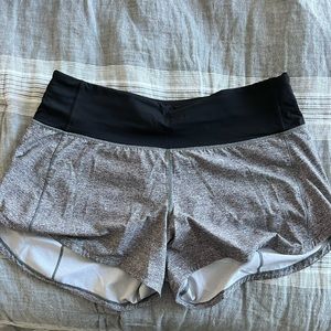 Lululemon 4” speed up shorts